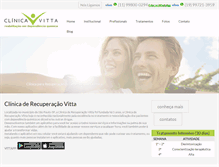 Tablet Screenshot of clinicavitta.org